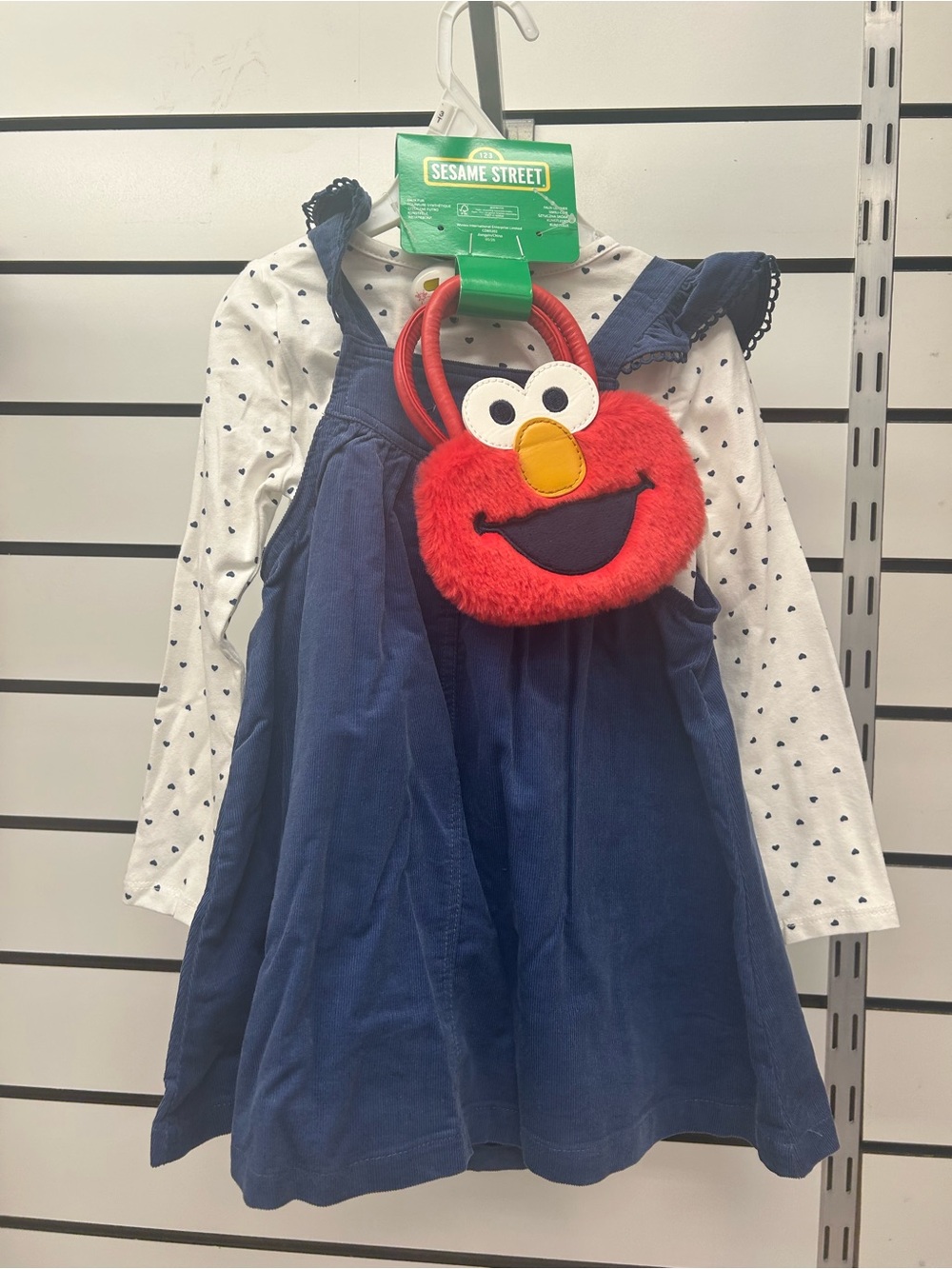 NWT Sesame Street Elmo dress set size 3T